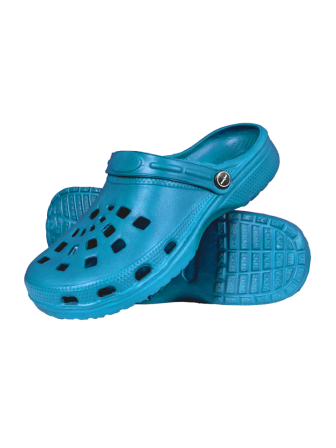 Klapki buty medyczne apteczne ogrodowe lekkie kroksy jasnoniebieskie BCDOTS