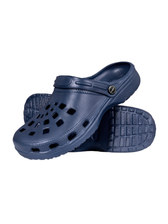 Klapki buty medyczne apteczne ogrodowe lekkie kroksy granatowe BCDOTS