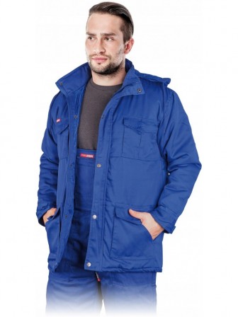 REIS Kurtka ciepła robocza zimowa z kapturem długa BHP