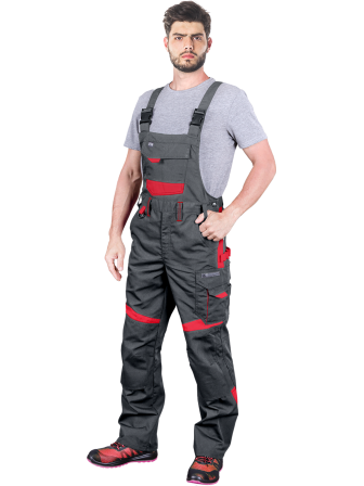 Spodnie robocze ogrodniczki mocne kolor AC L.HOLLMAN