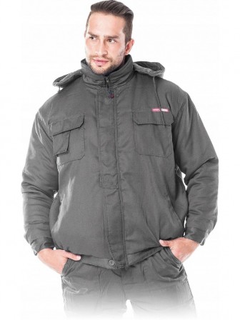 REIS Kurtka ciepła robocza zimowa z kapturem BHP